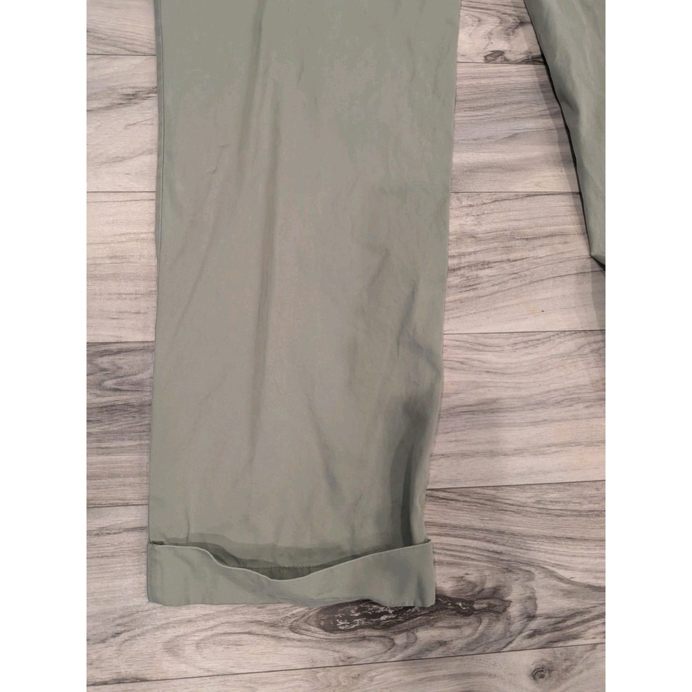 Vintage Polo Ralph Lauren Men's Hammond Pants Fit 36x32 Pleated Cuffed Olive - Picture 8 of 12